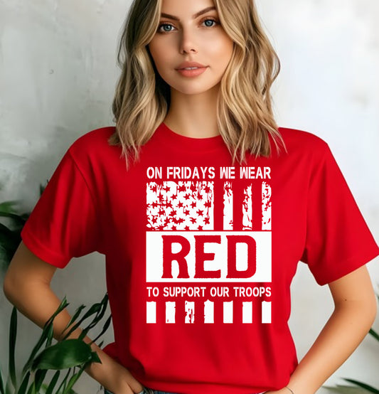 On Fridays we wear red