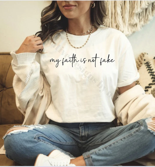 My faith is not fake